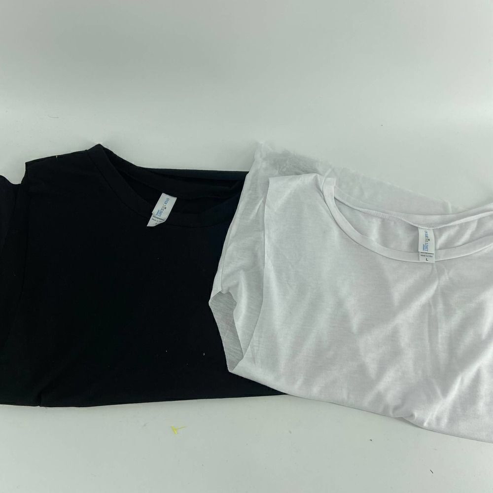 Womens casual crop top bundle of two large NWOT